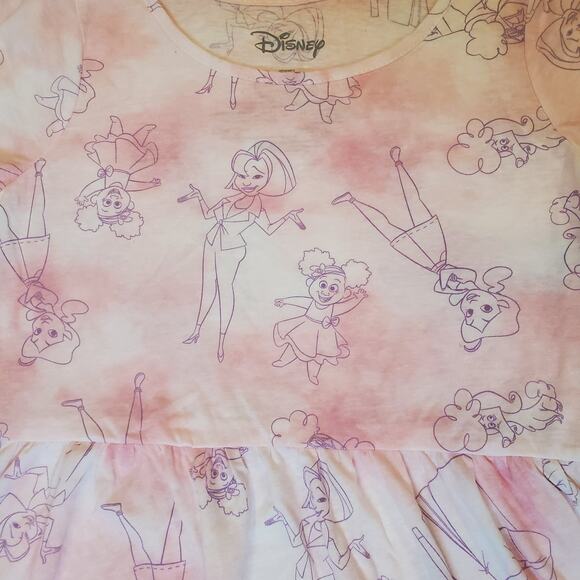 Disney The Proud Family Girls Dress Pink Size XL Cotton Disney Dress - Picture 4 of 12
